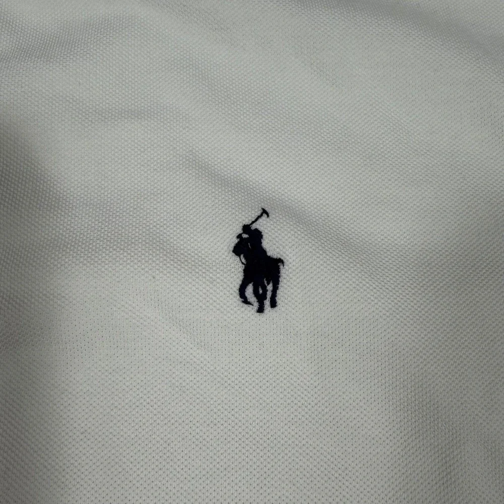 Polo Ralph Lauren Team USA Paralympic Polo Mens XXL White Cotton Pique EUC